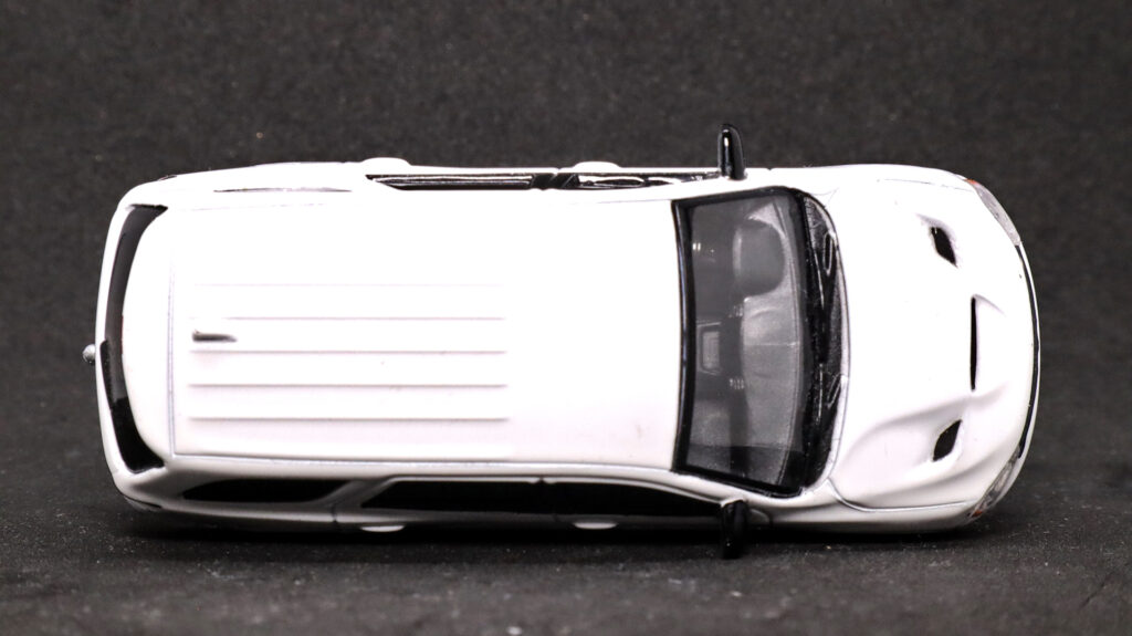 Top of white Greenlight Dodge Durango RT diecast