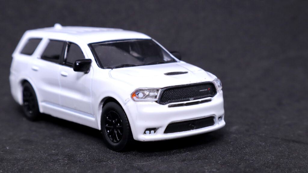 front three-quarter shot of Greenlight Dodge Durango RT Hitch N Tow model