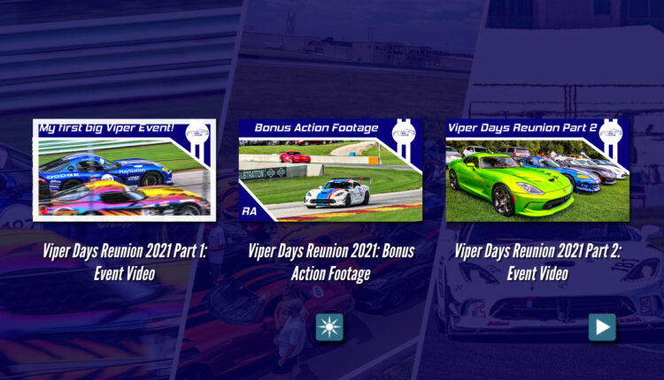 Fang Fever Viper Days Reunion menu focus