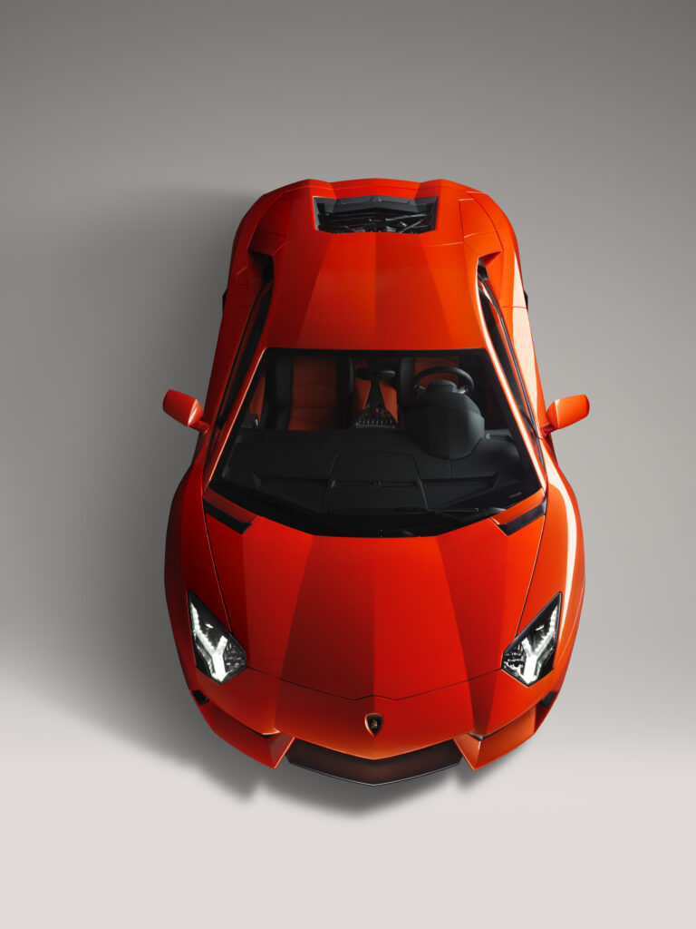 Top down Lamborghini Aventador LP-700